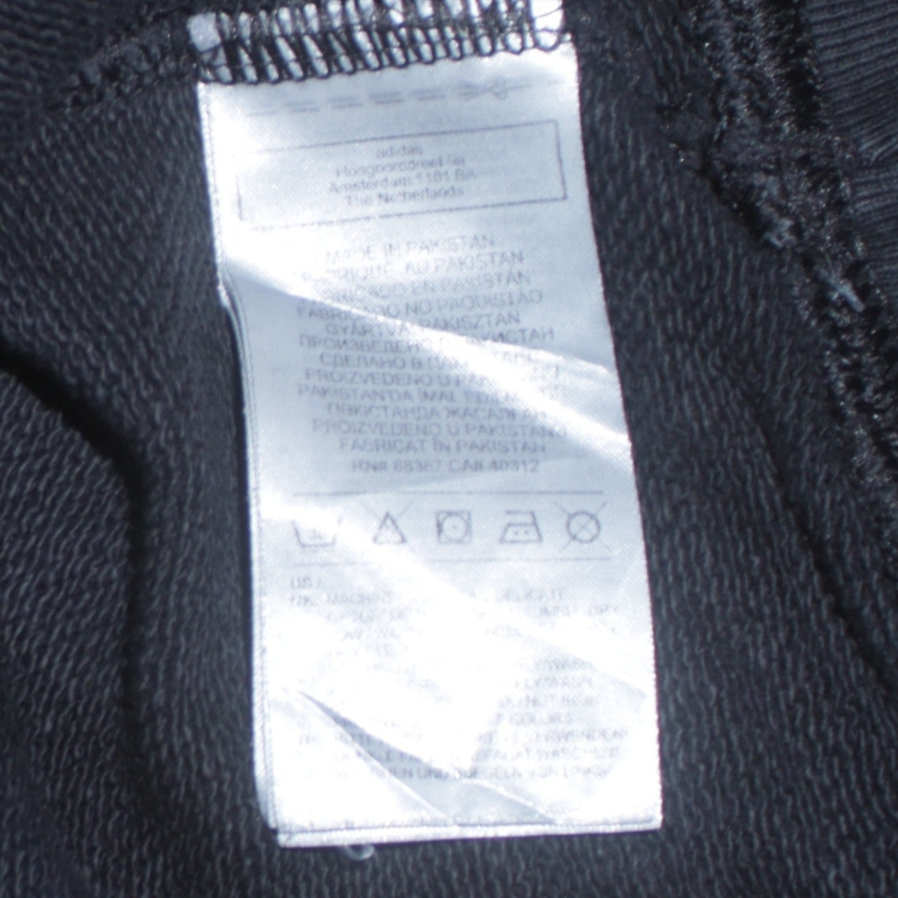 Adidas Women Black Crew Neck Pullover Sweatshirt UK 10 Logo Print