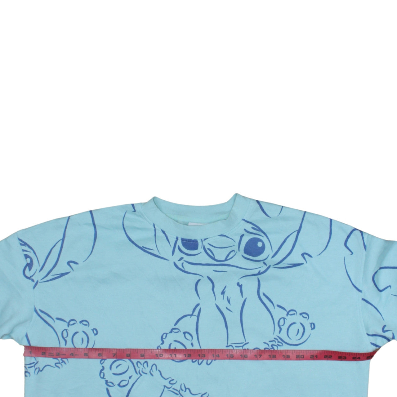 Disney Primark Women Blue Stitch Pullover Sweatshirt L