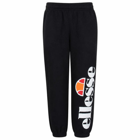 Ellesse Women's Black Joggers L Cotton Blend Fleece Tapered Sweatpants