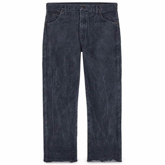 Wrangler Men's Blue Denim Straight Jeans 36x32 Regular Fit