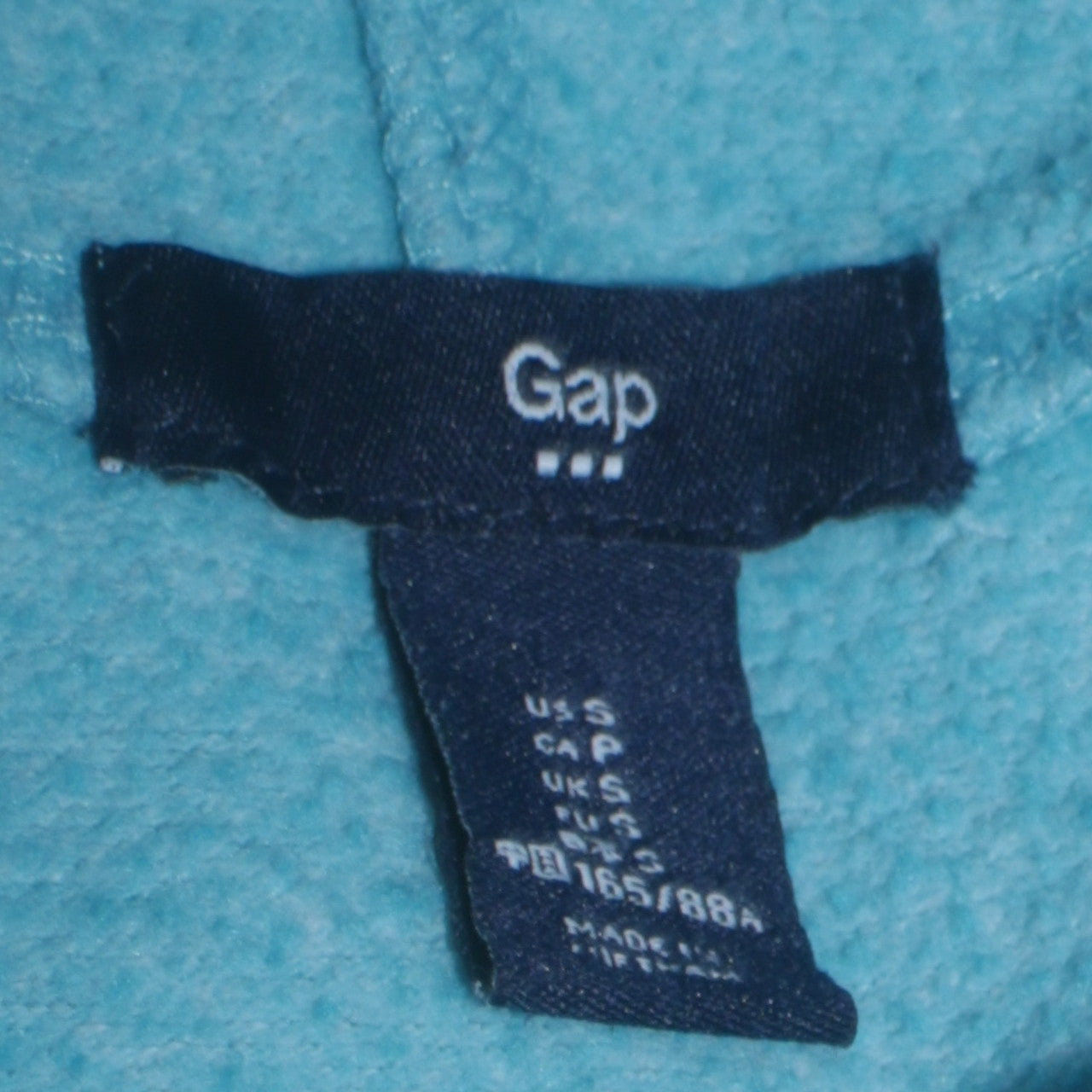 GAP Women’s Blue Pullover Hoodie Small Cotton Blend Logo Jumper