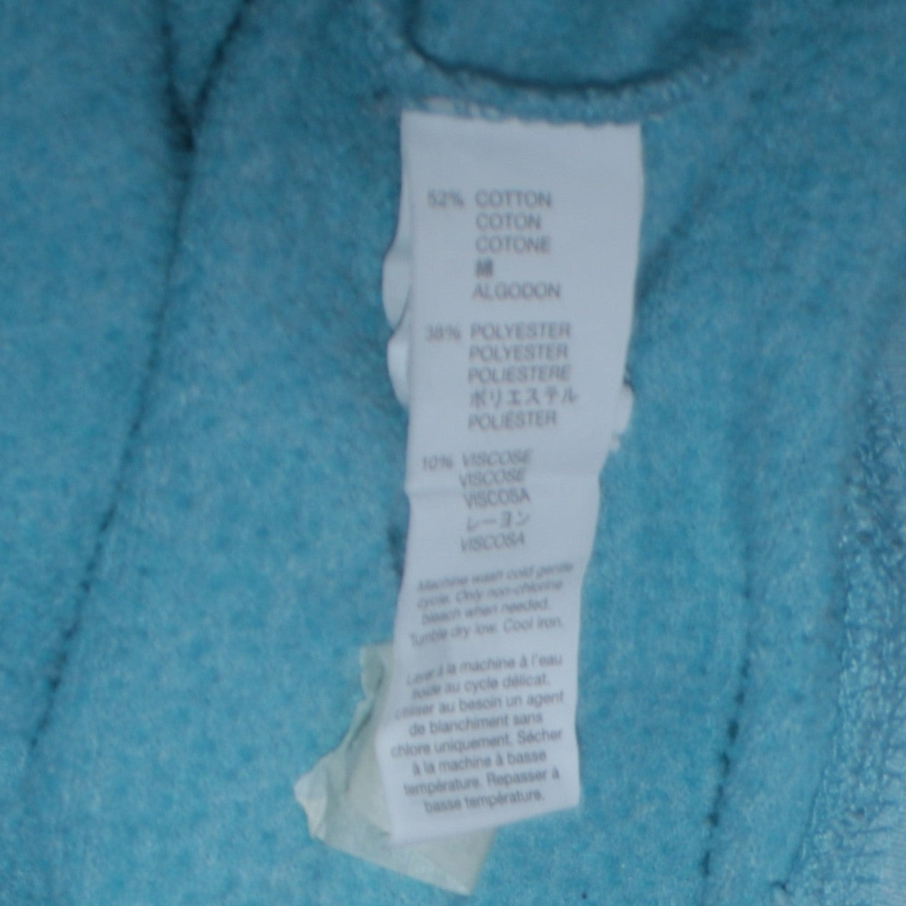 GAP Women’s Blue Pullover Hoodie Small Cotton Blend Logo Jumper