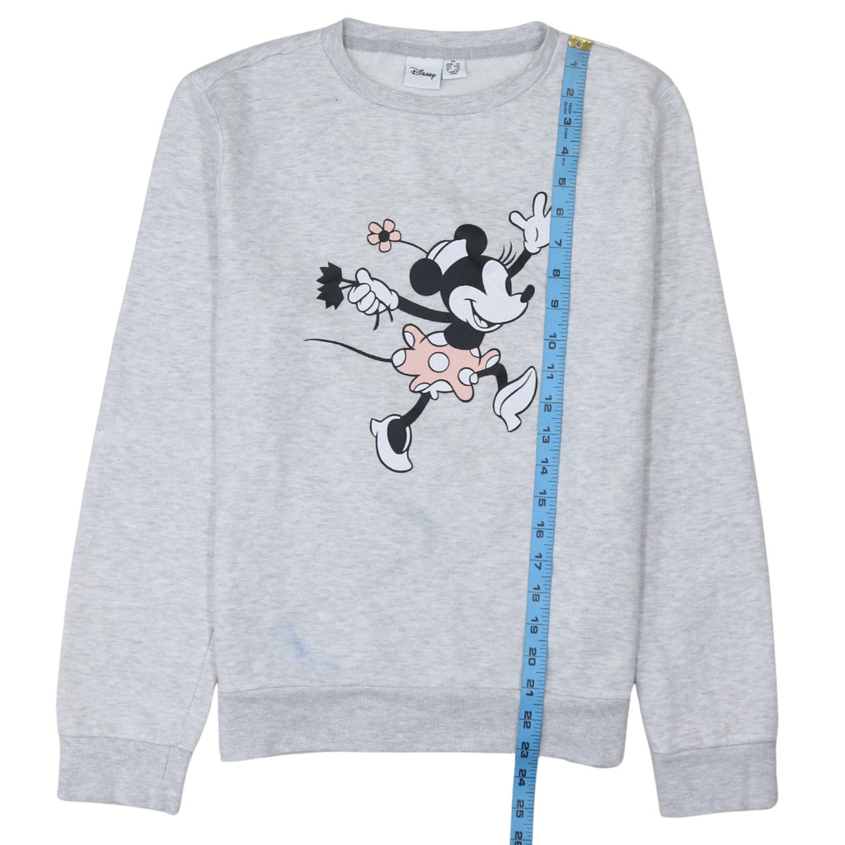 Disney Women’s Grey Minnie Mouse XS Pullover Sweatshirt