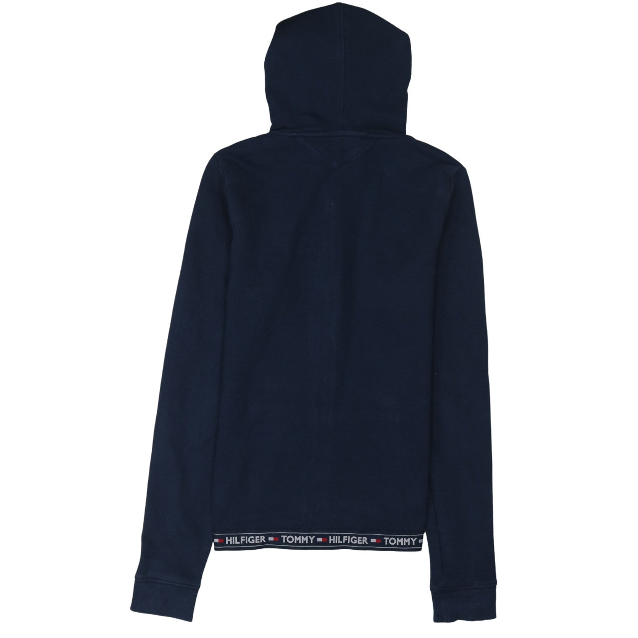 Tommy Hilfiger Women's Navy Full Zip Hoodie Size S Cotton Blend