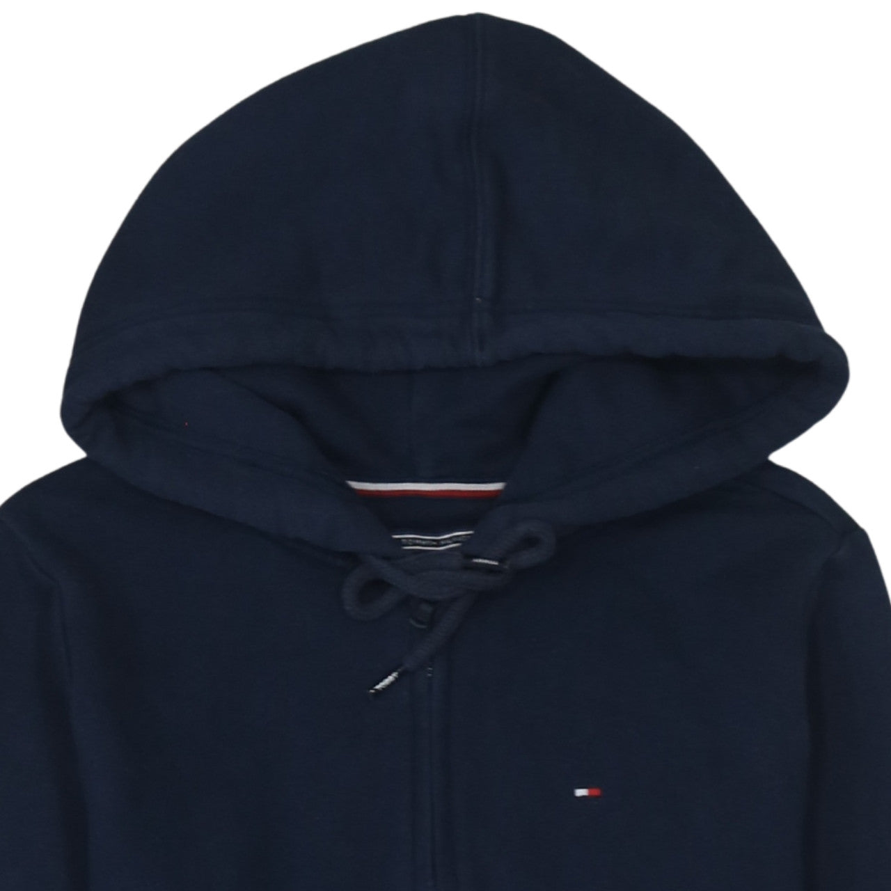 Tommy Hilfiger Women's Navy Full Zip Hoodie Size S Cotton Blend
