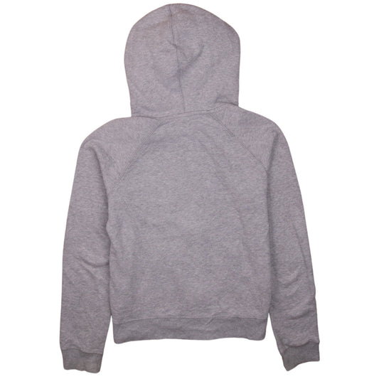 Nike Womens Grey Full Zip Hoodie XS Classic Logo Sweatshirt