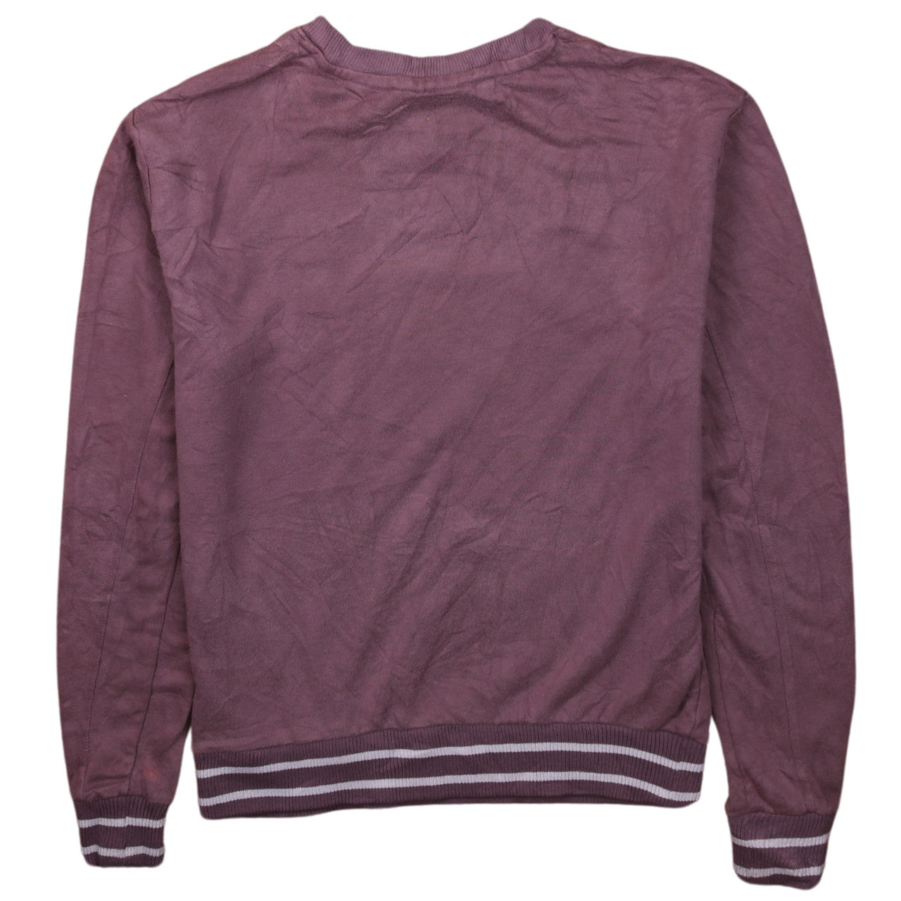 FILA Womens Purple XS Pullover Sweatshirt Crew Neck Logo Casual
