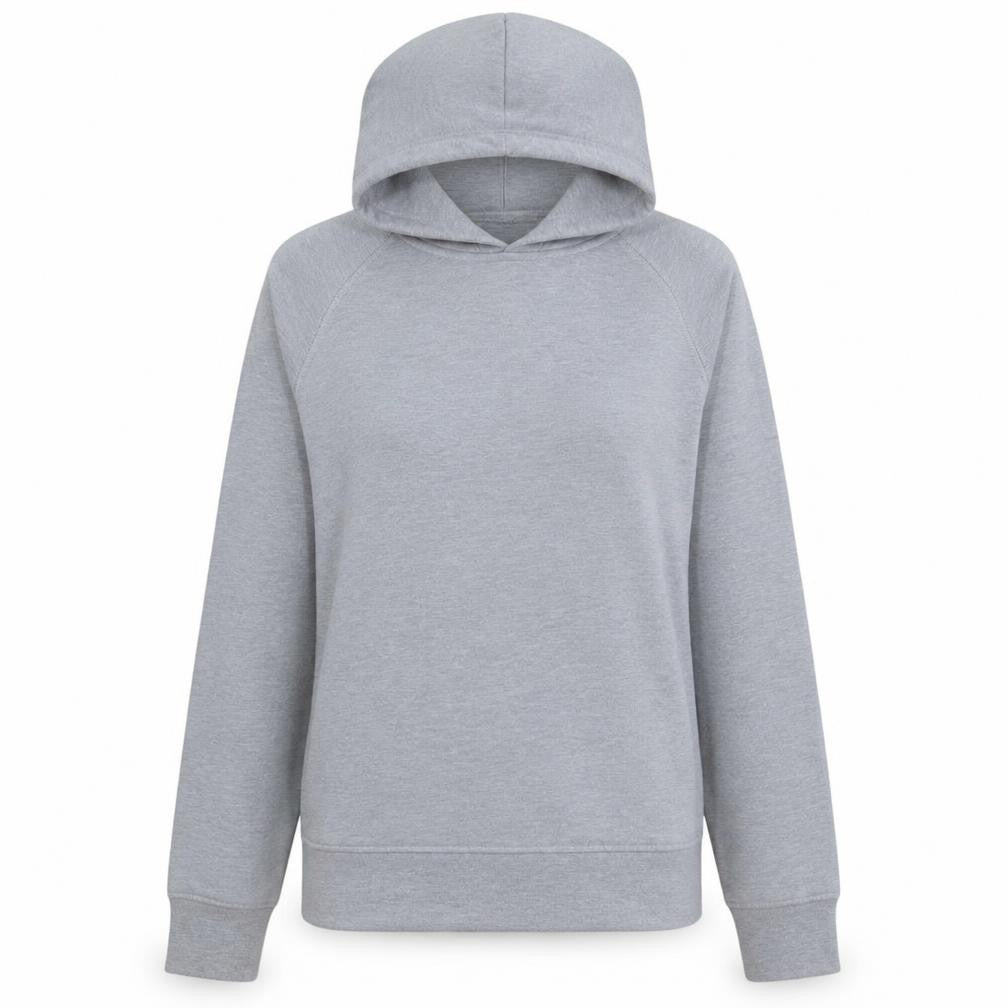 Canterbury Womens Grey Size 8 Pullover Hoodie with Logo Print