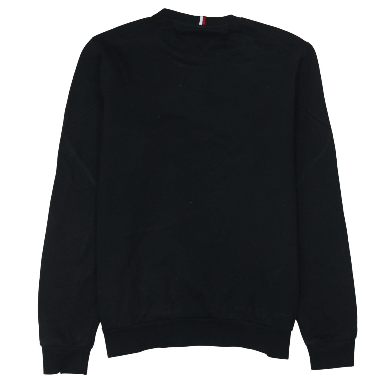 Tommy Hilfiger Men's Black 2XL Crew Neck Logo Sweatshirt