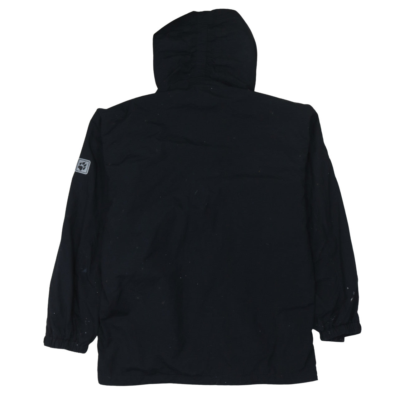 Jack Wolfskin Unisex Black L Waterproof Parka Jacket Hooded Outdoor