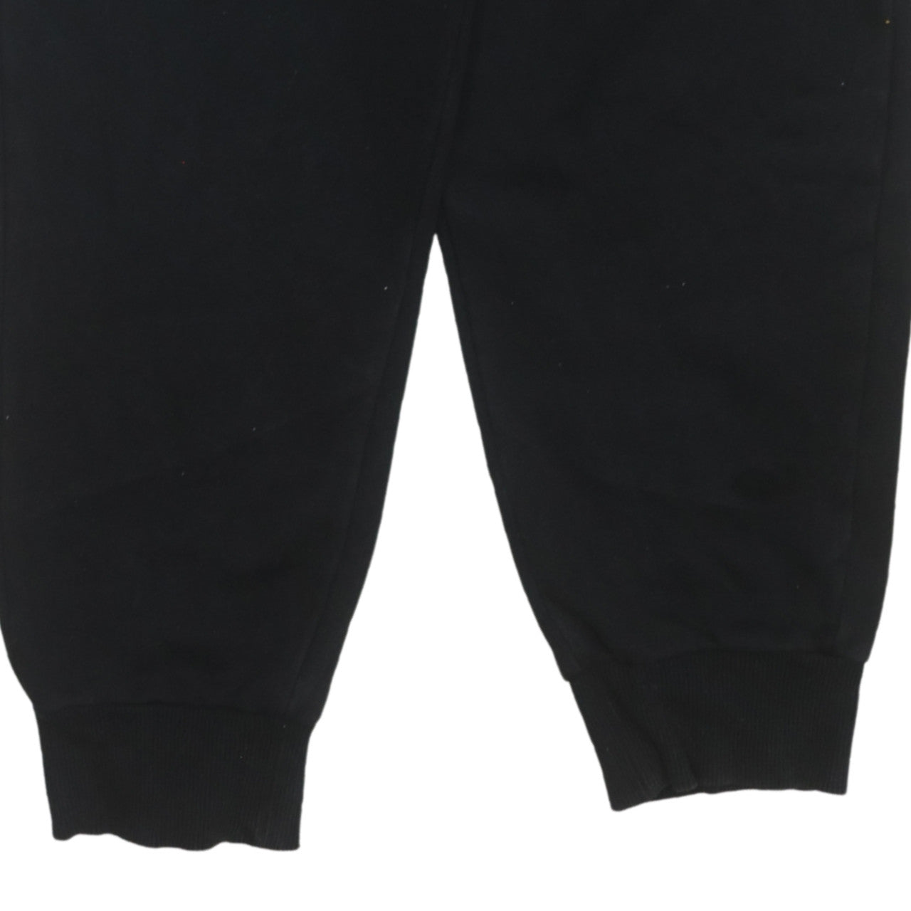 Puma Women Black L Sweatpants Elastic Waist Fleece Joggers