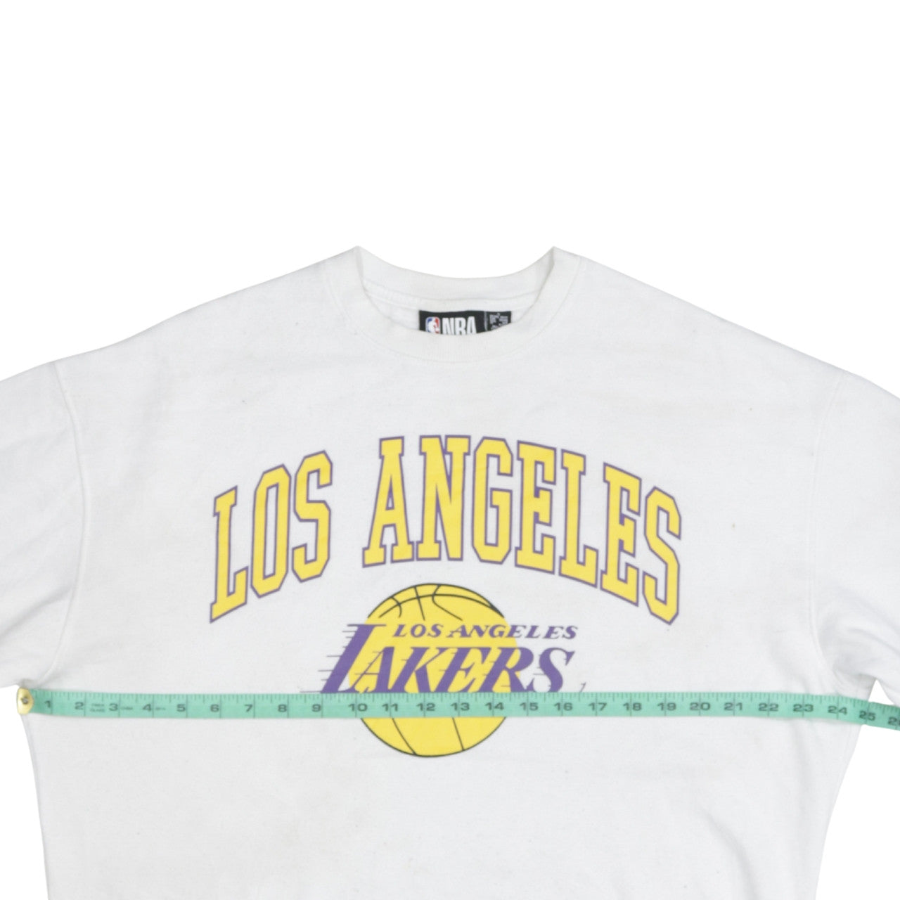 NBA Los Angeles Lakers White Sweatshirt Women S Pullover Crew Neck