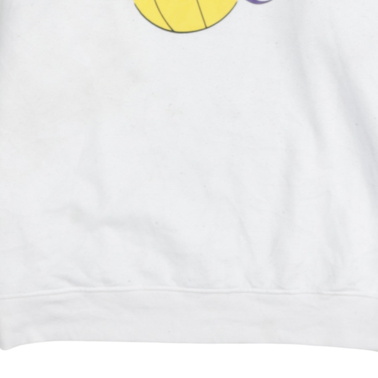 NBA Los Angeles Lakers White Sweatshirt Women S Pullover Crew Neck