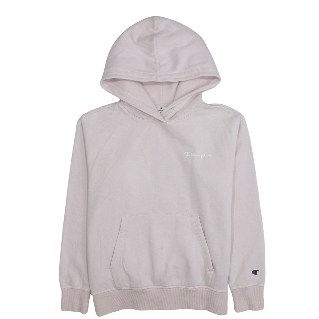 Champion Women's Beige XS Pullover Hoodie Sweatshirt Cotton Blend