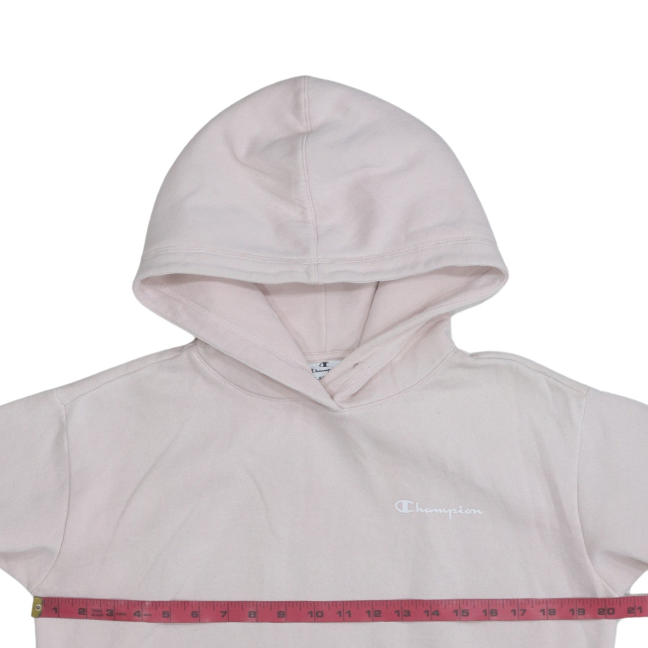 Champion Women's Beige XS Pullover Hoodie Sweatshirt Cotton Blend