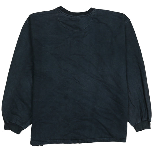 Fila Men's Black 2XL Pullover Sweatshirt Embroidered Logo