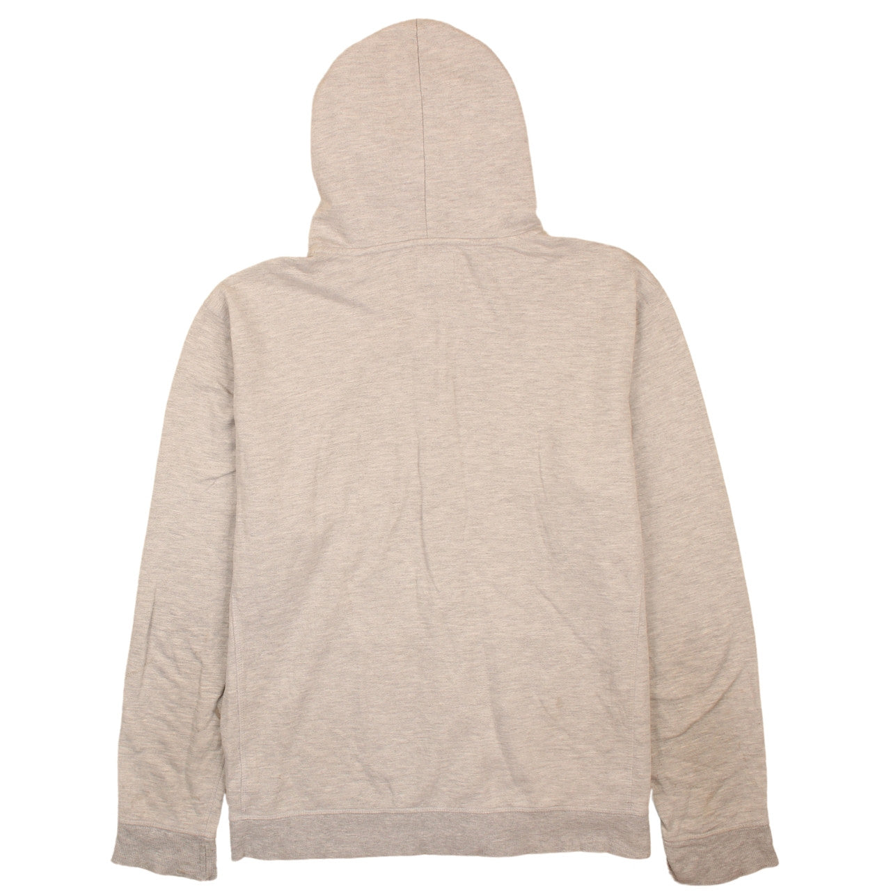 Quiksilver Mens Beige XL Full Zip Hoodie Cotton Blend