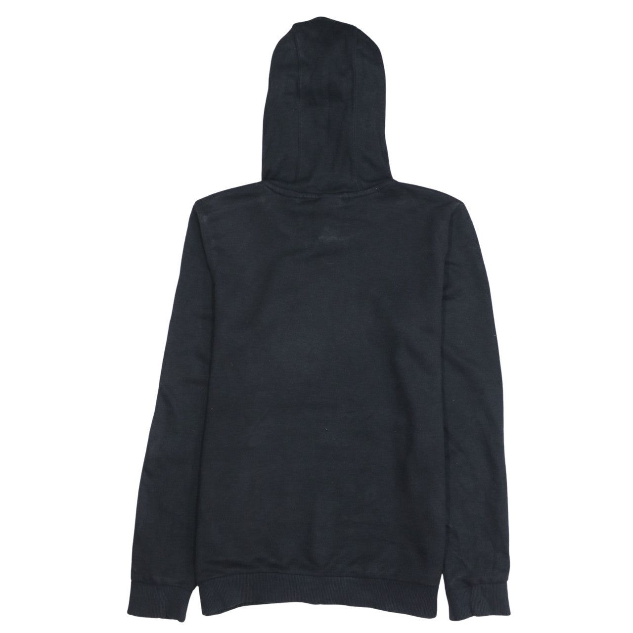 Adidas Boys Black Pullover Hoodie 13-14 Years Cotton Blend Logo Print