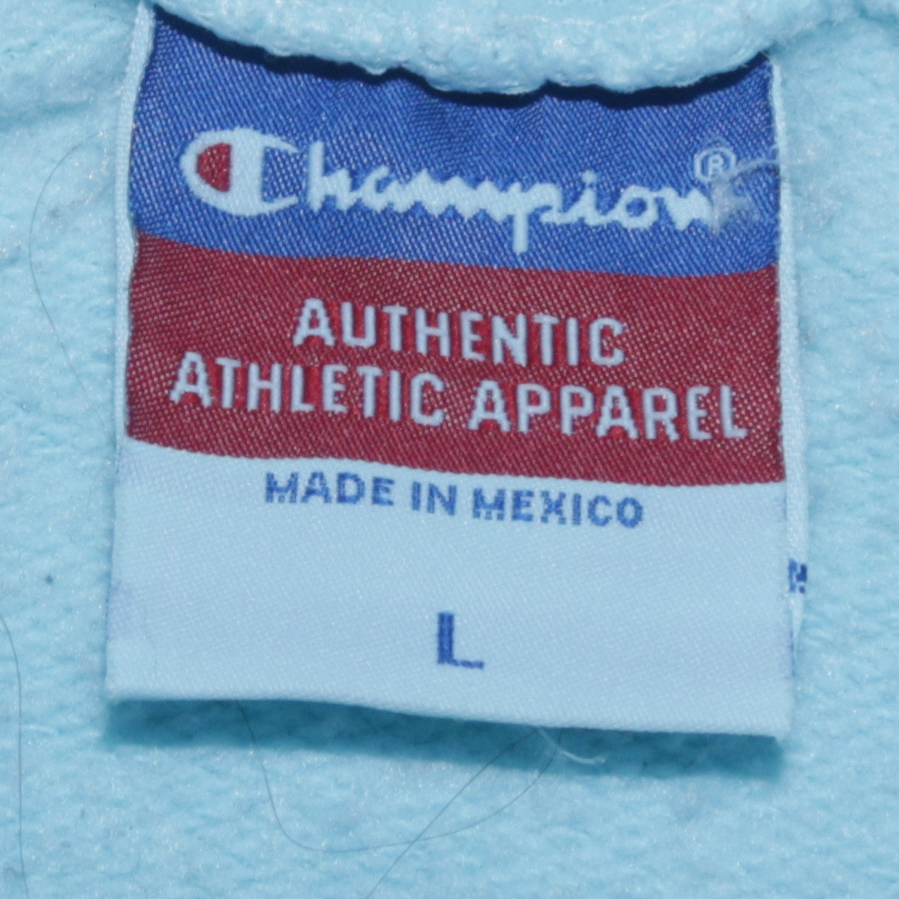 Champion Men's Blue Pullover Hoodie L Bar Harbor Maine Graphic