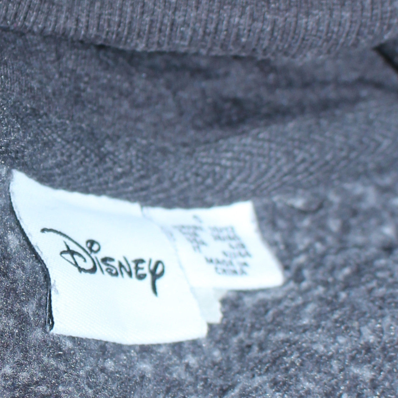 Disney Women’s Grey Minnie Mouse Hoodie Small Pullover Graphic Print