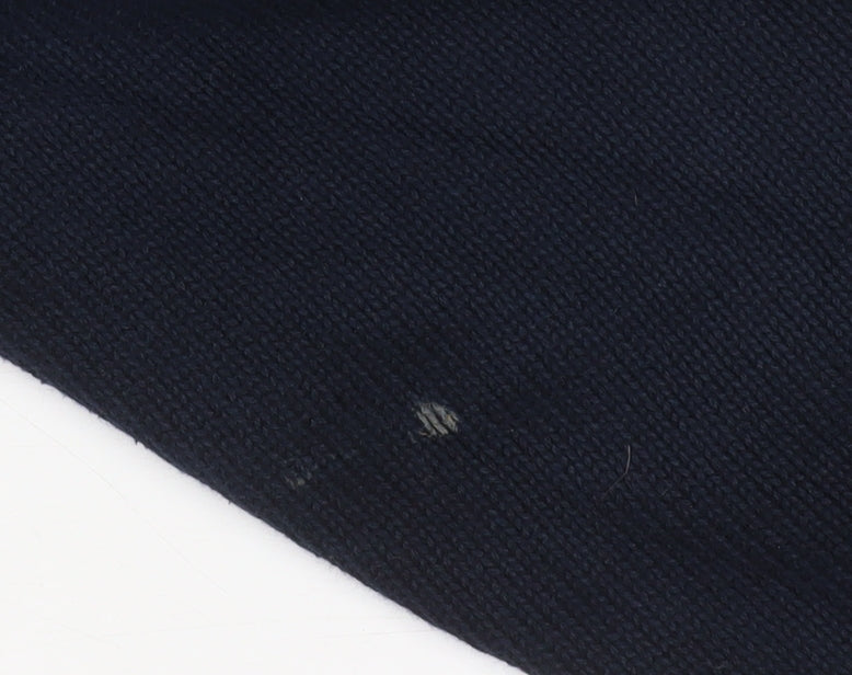 Nautica Men's Blue XL 1/2 Zip Knit Cotton Pullover Sweatshirt