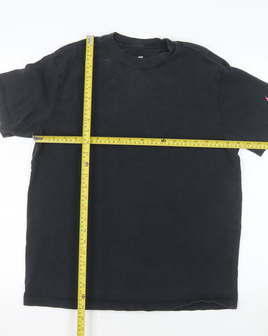 Nike Women's Black Loose Fit Sports T-Shirt Size S
