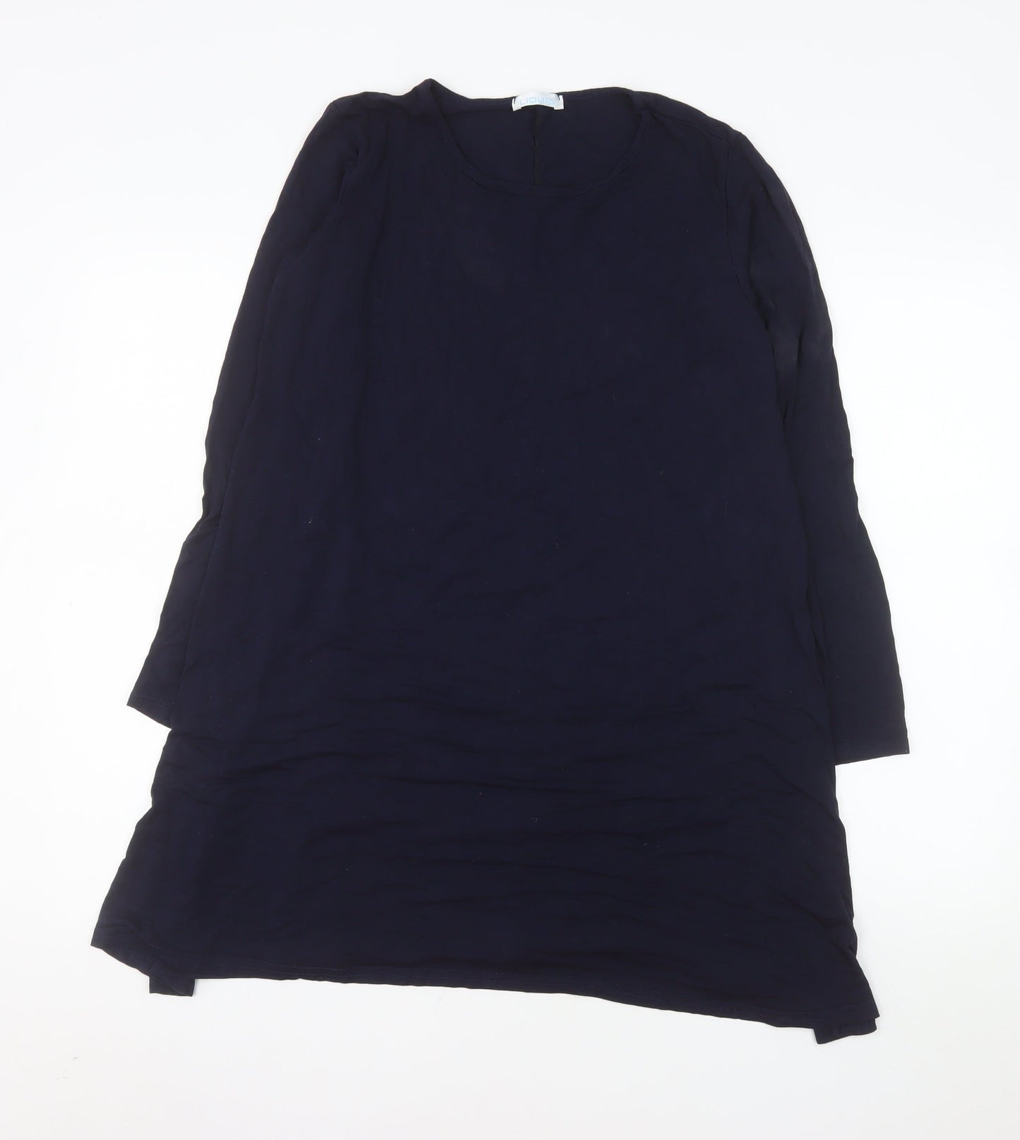Liquid Women’s Navy Blue Long Sleeve Shift Dress Size M