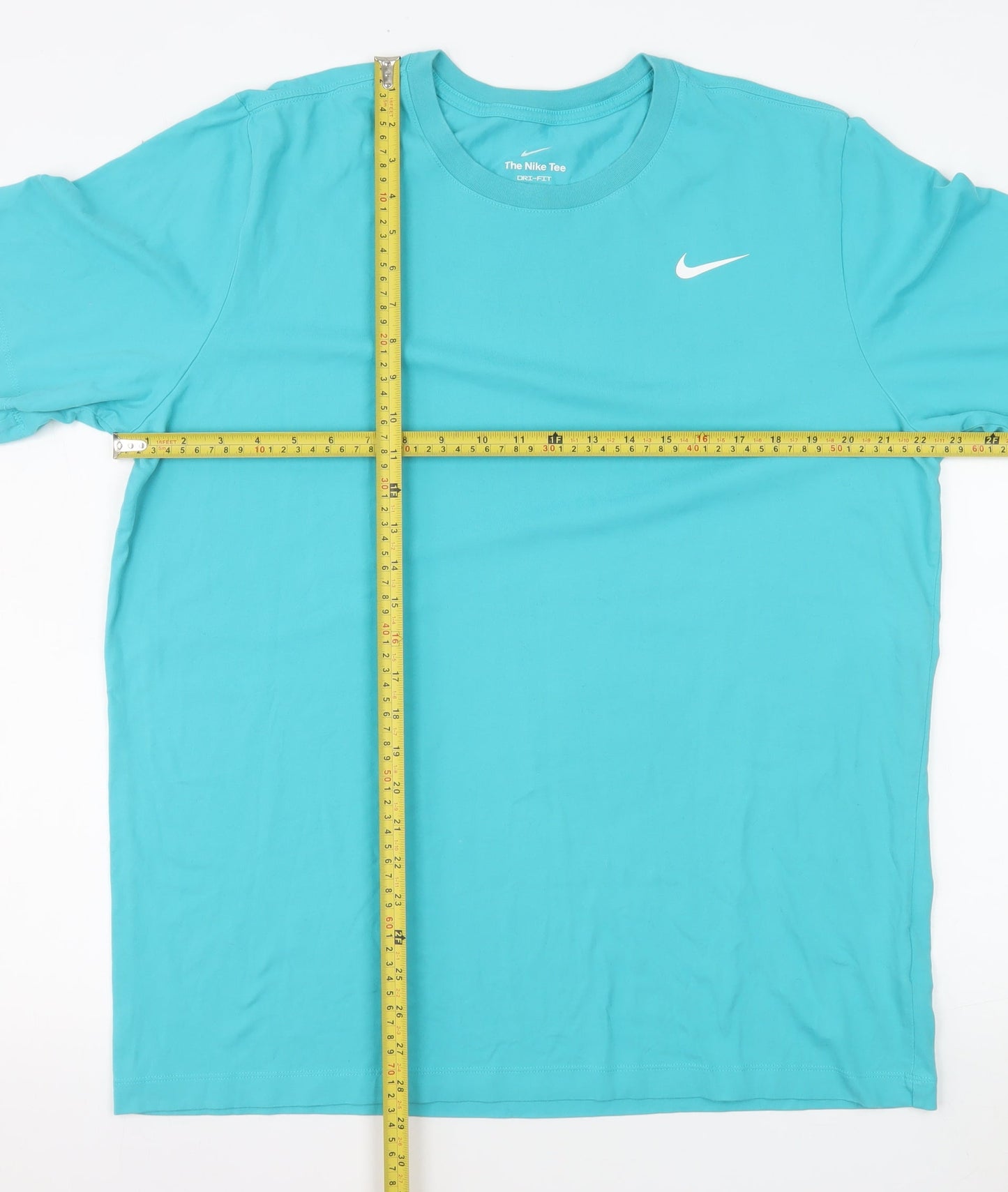 Nike Men's Blue Dri-FIT Crew Neck Short Sleeve T-Shirt L Tall