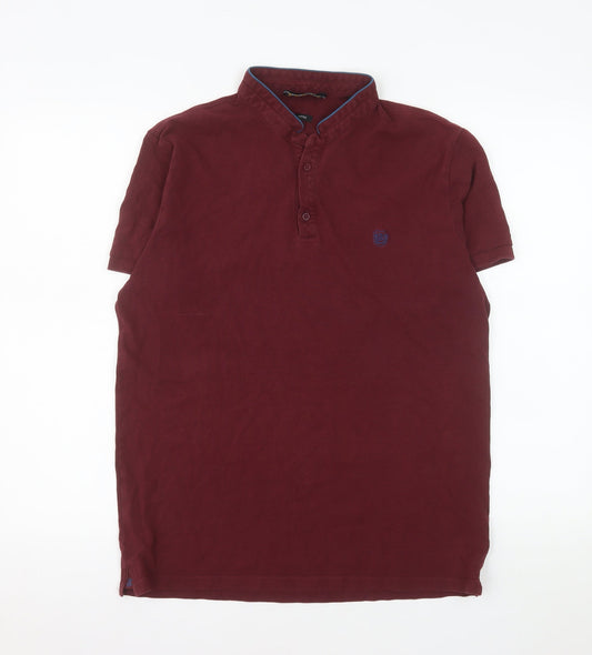 The Kooples Sport Men's Red Slim Fit Polo Shirt Size L
