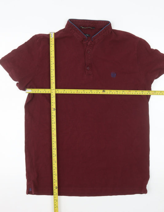 The Kooples Sport Men's Red Slim Fit Polo Shirt Size L