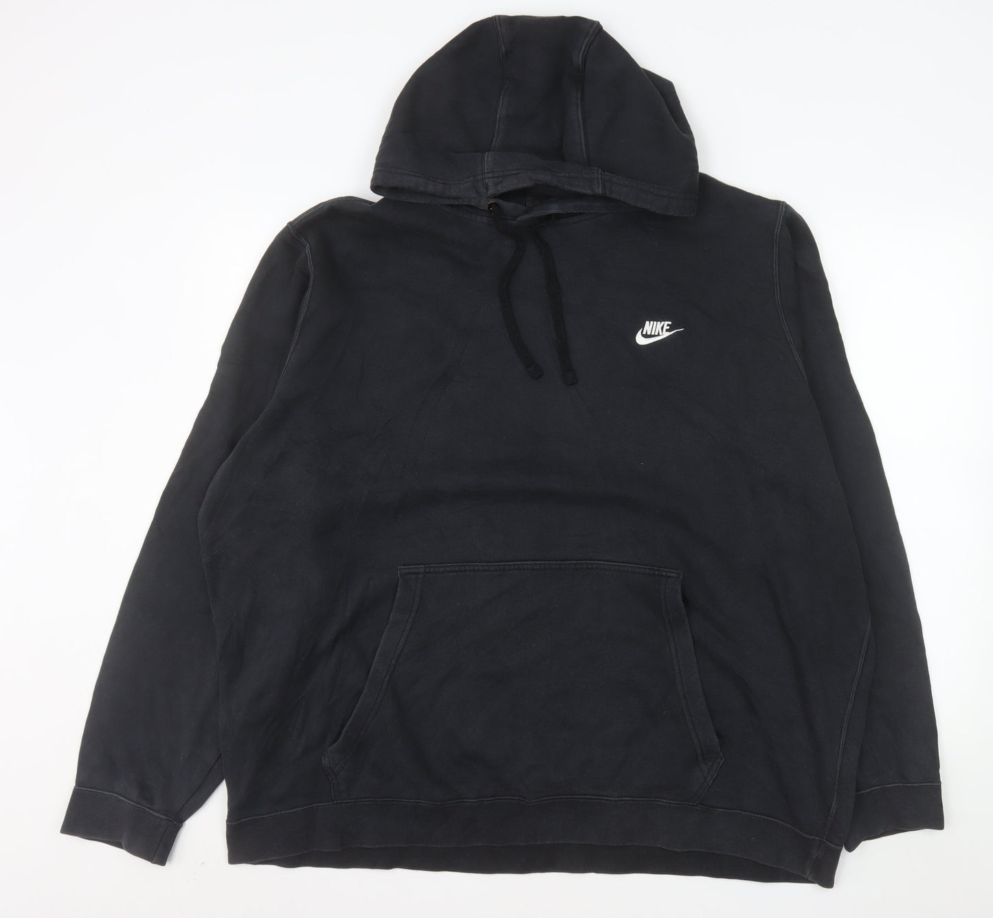 Nike Men's Black Pullover Hoodie 3XL Regular Fit Fleece Sportswear
