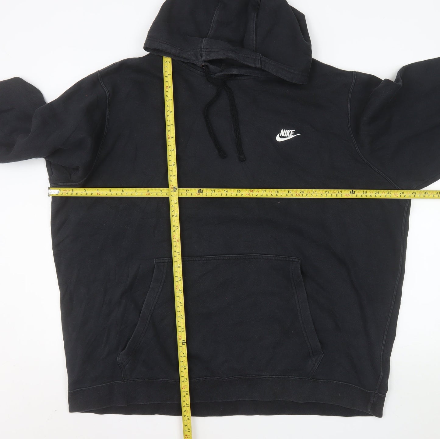 Nike Men's Black Pullover Hoodie 3XL Regular Fit Fleece Sportswear