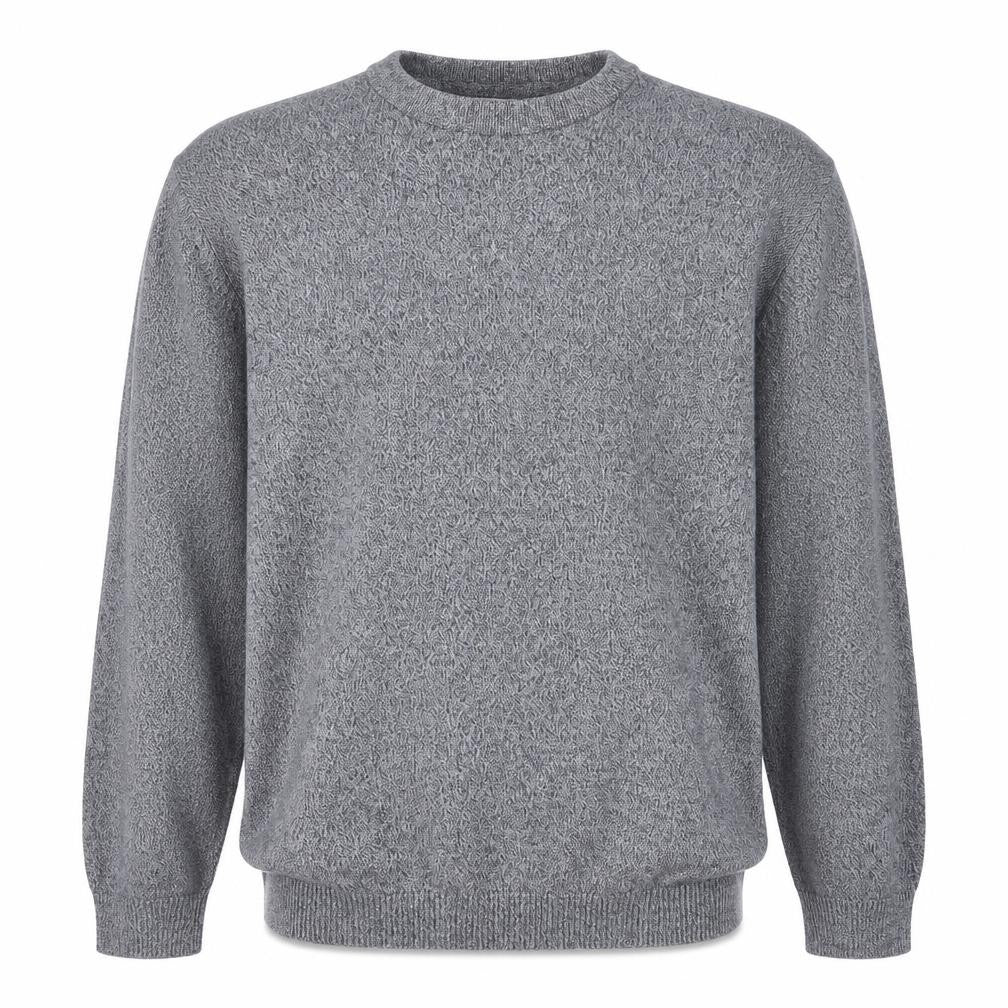 Jack & Jones Men's Grey Cotton Crew Neck Pullover Sweatshirt L