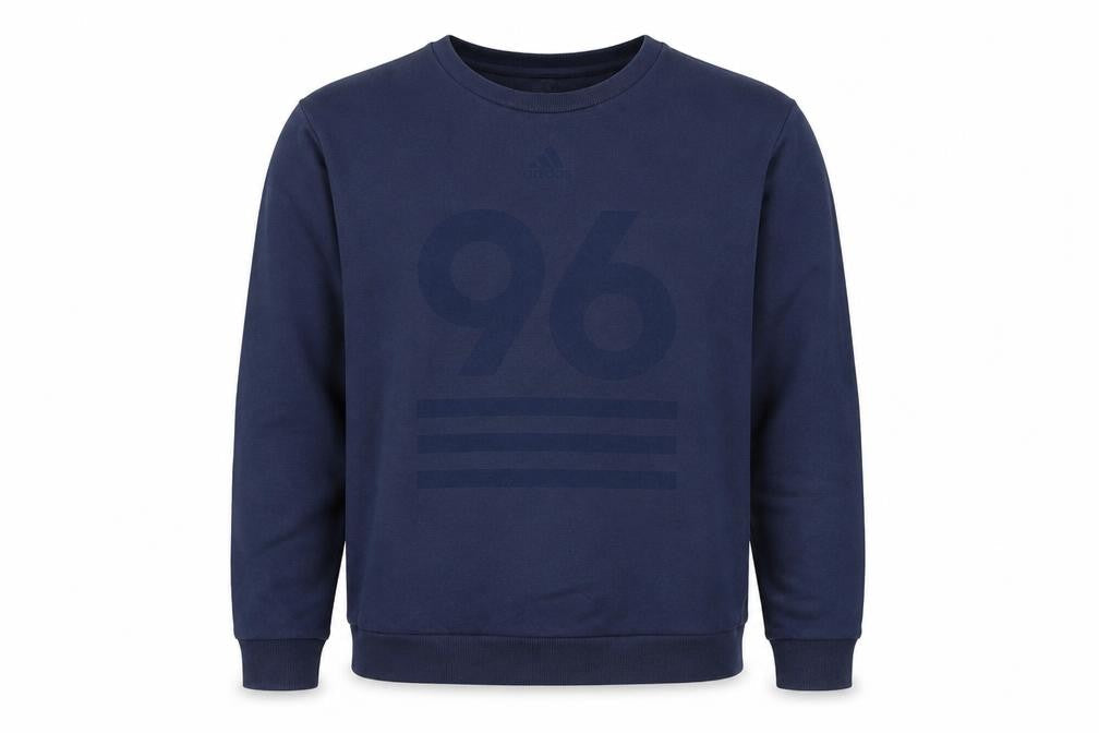 Adidas Men's Blue XL Pullover Crew Neck Sweatshirt