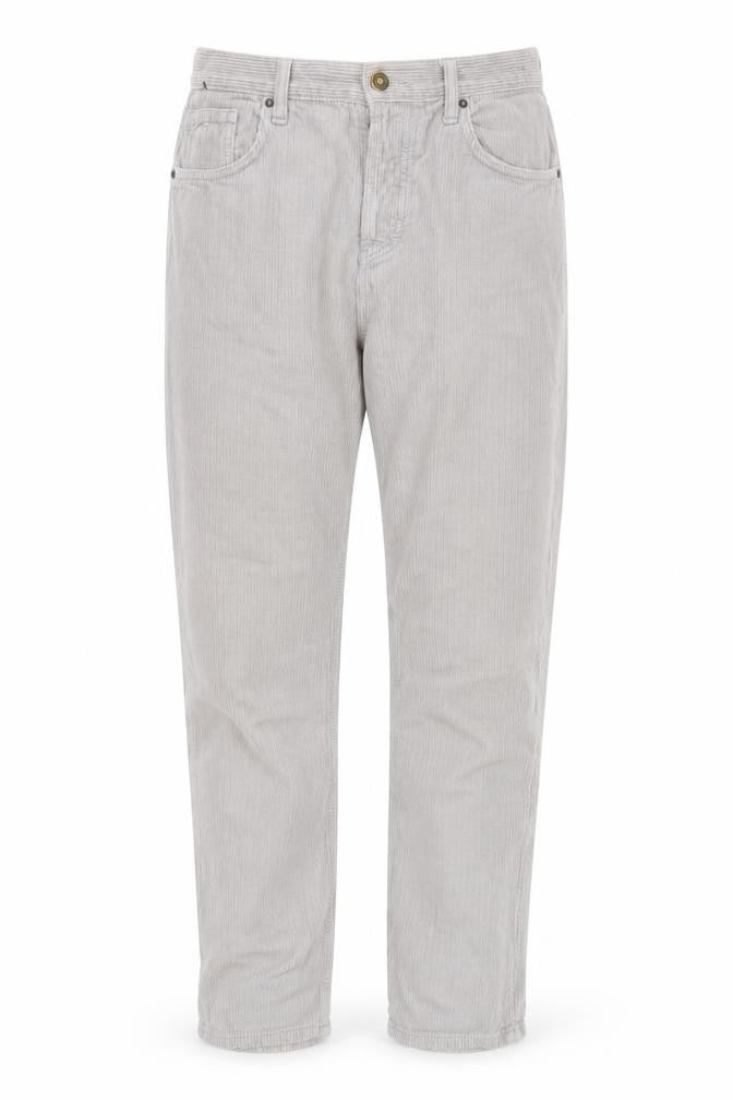 Topshop Women’s Grey Corduroy Chino Trousers Size 12 Regular