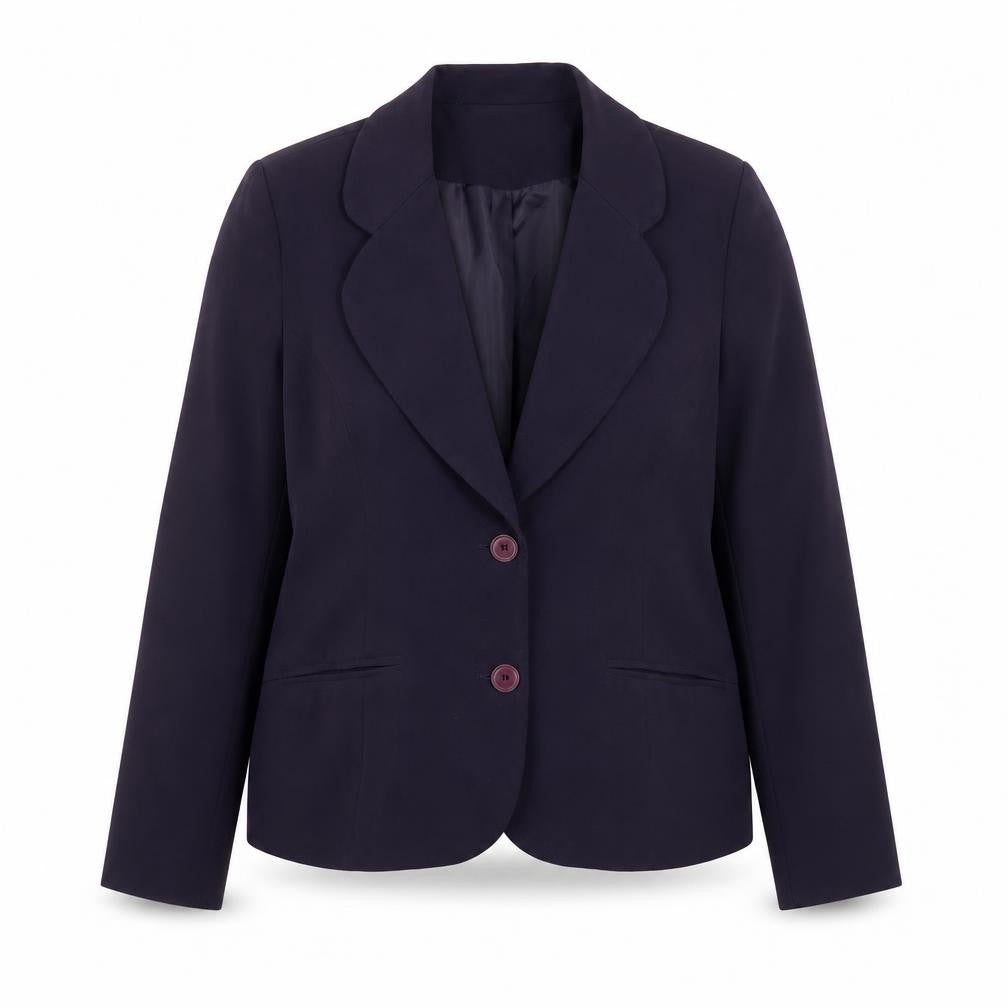 Nightingales Women's Purple Single-Breasted Blazer Size 16