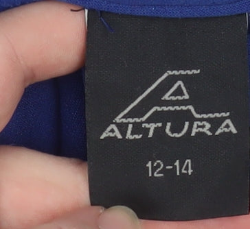 Altura Womens Blue Sports Softshell Half Zip Jacket Size 12