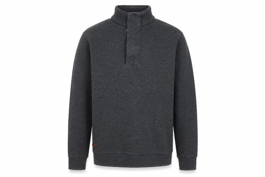 Debenhams Mens Grey High Neck Knit Pullover Sweatshirt L