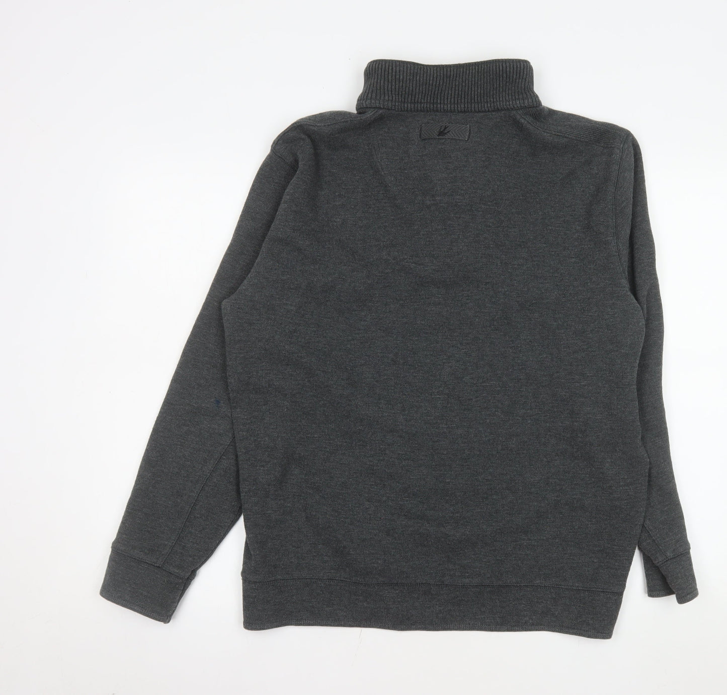 Designers at Debenhams Mens Grey High Neck Knit Pullover Sweatshirt L