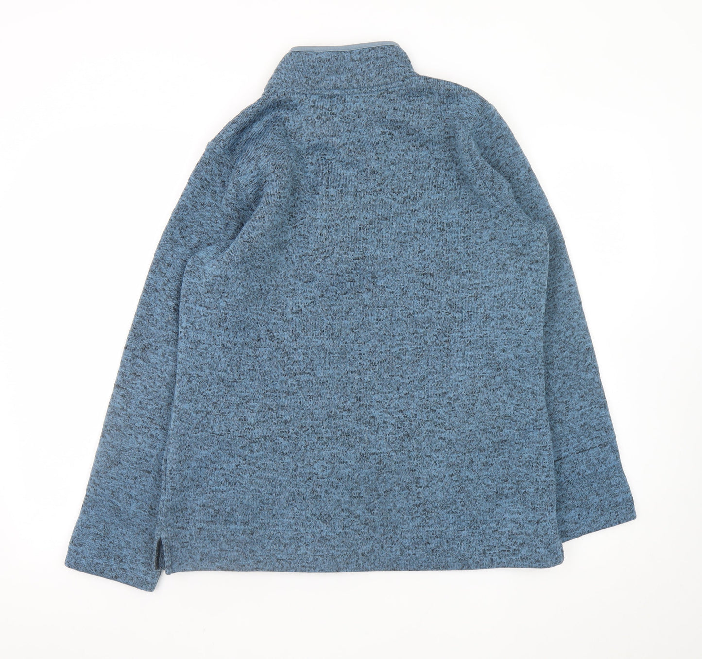 Country Rose Women Blue Henley Pullover Sweatshirt Size M Polyester