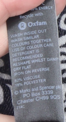 Marks and Spencer Per Una Women’s Multicoloured Striped Jumper Size 12