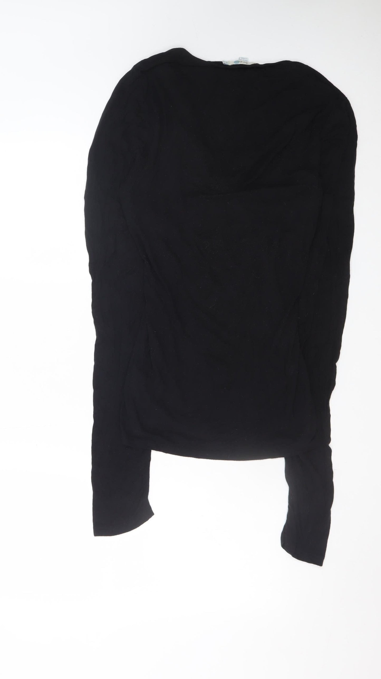 Boden Women Black Size 10 Bodycon Stretch Viscose Knee Dress