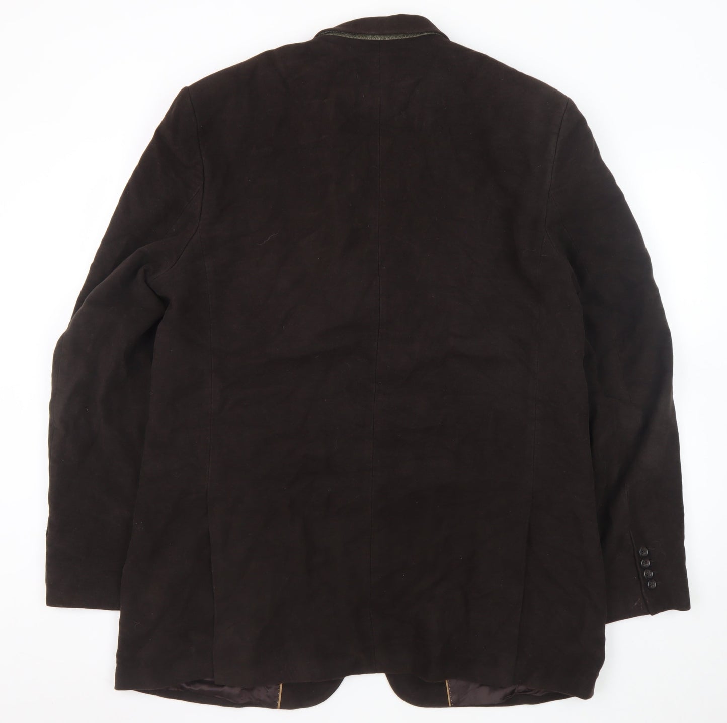 Austin Reed Men’s Brown Cotton Blazer Jacket 2XL Classic Formal