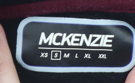 McKenzie Men's Black Full Zip Hoodie Size S Regular Fit