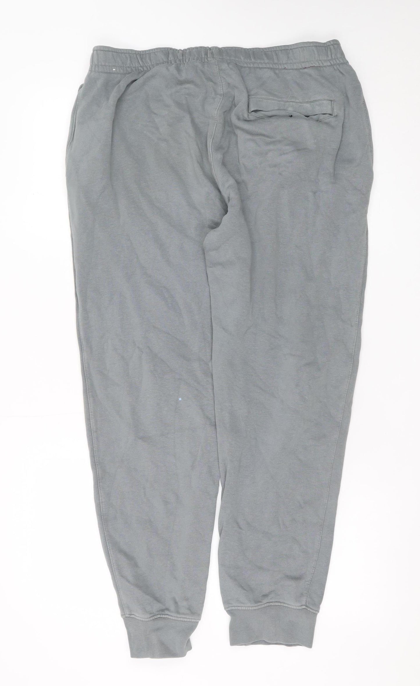 Nike Men's Grey Jogger Sweatpants M Regular Fit Fleece Tapered