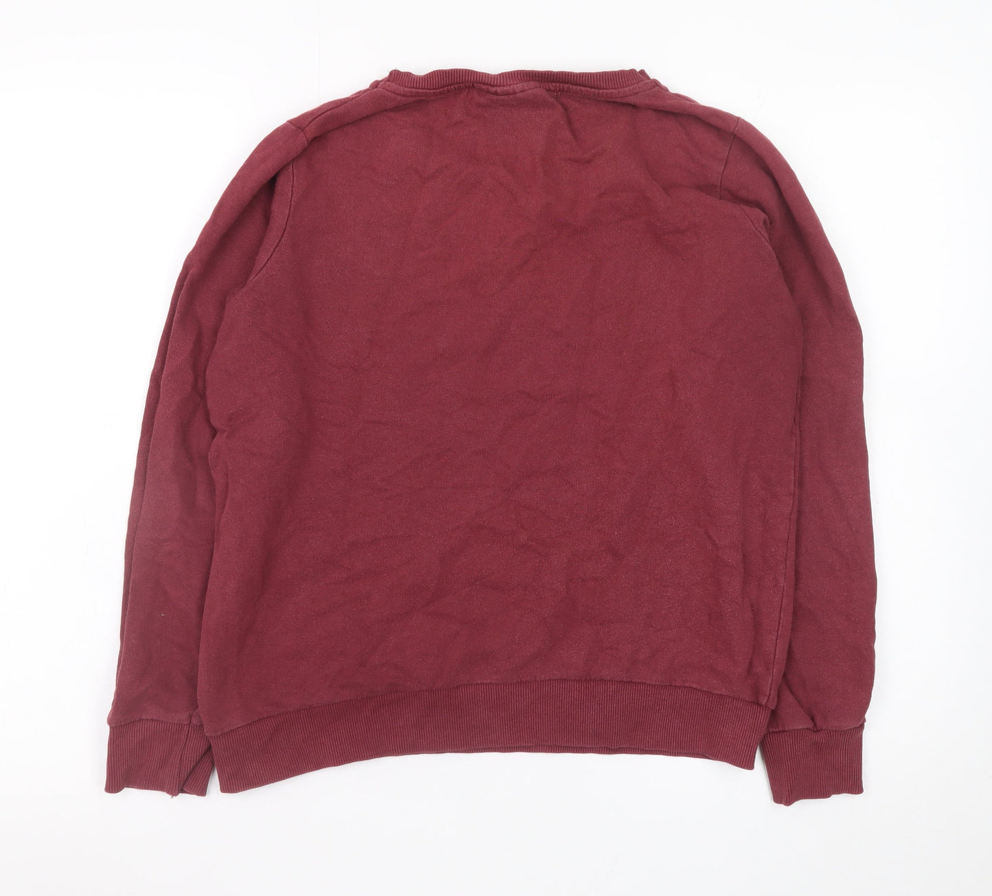 Harry Potter Women Red Hogwarts Sweatshirt Size 12 Pullover Cotton Blend