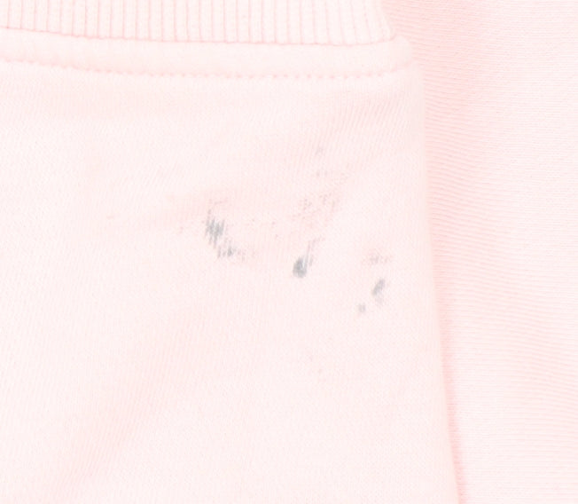 H&M Women's Pink La Poésie Paris Pullover Sweatshirt Size S