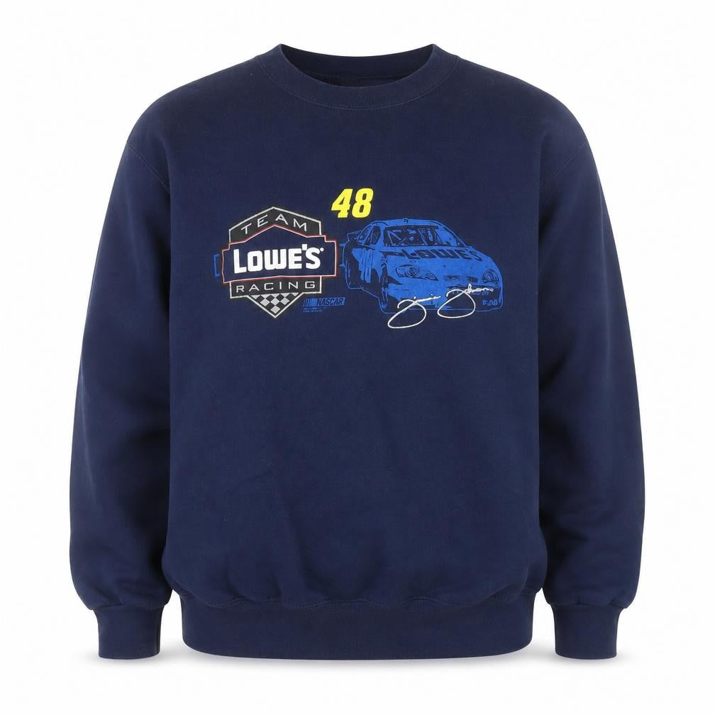 Chase Authentics Men's Blue Racing Pullover Sweatshirt Medium