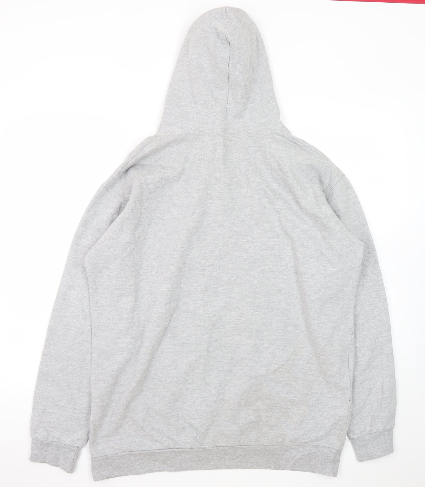 Stars & Stripes Men’s Grey XL Pullover Hoodie with Animal Graphic