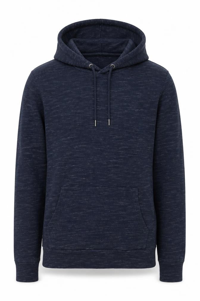 Brave Soul Men's Blue Pullover Hoodie Size M Lightweight Cotton Blend